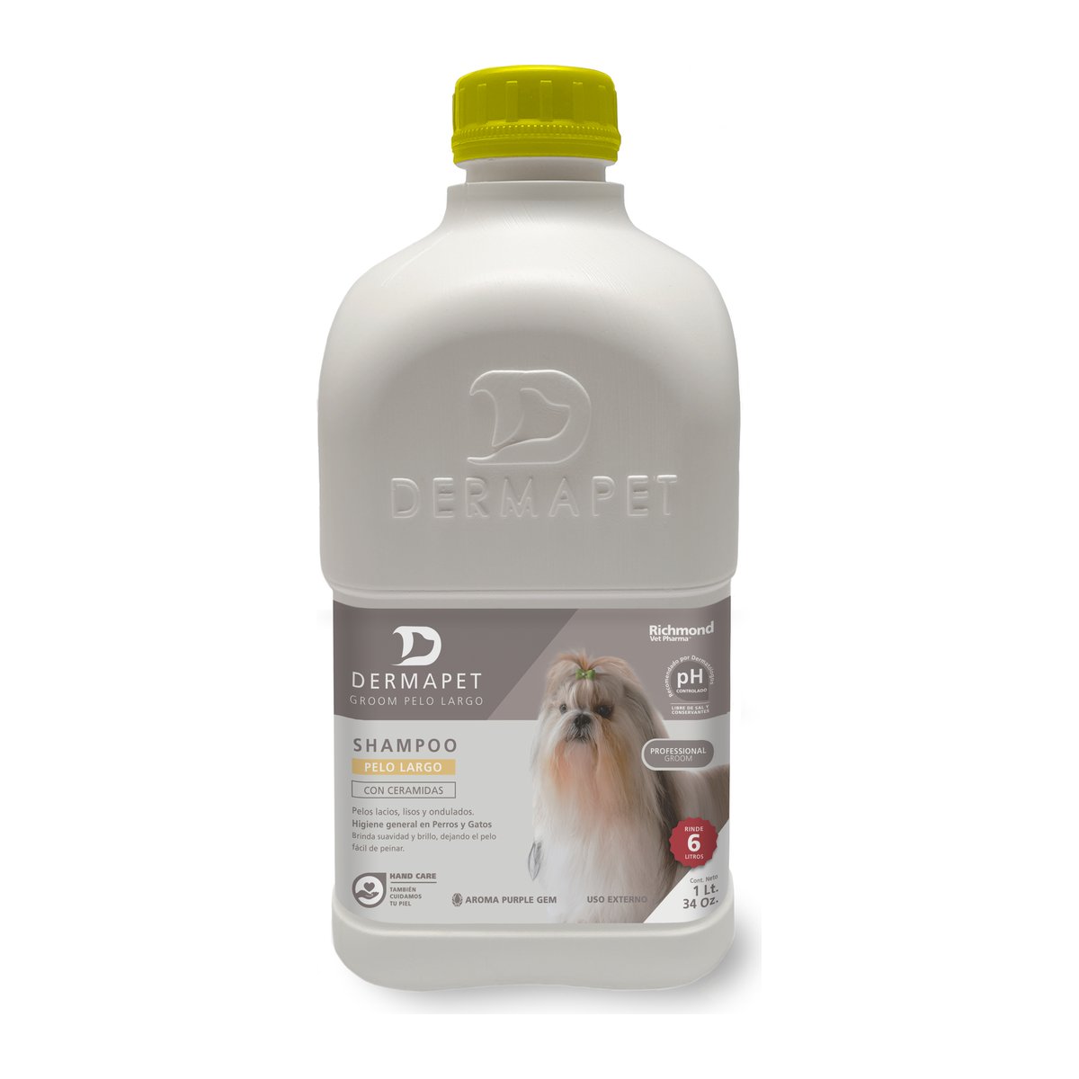 Dermapet Groom Pelo Largo 1 L