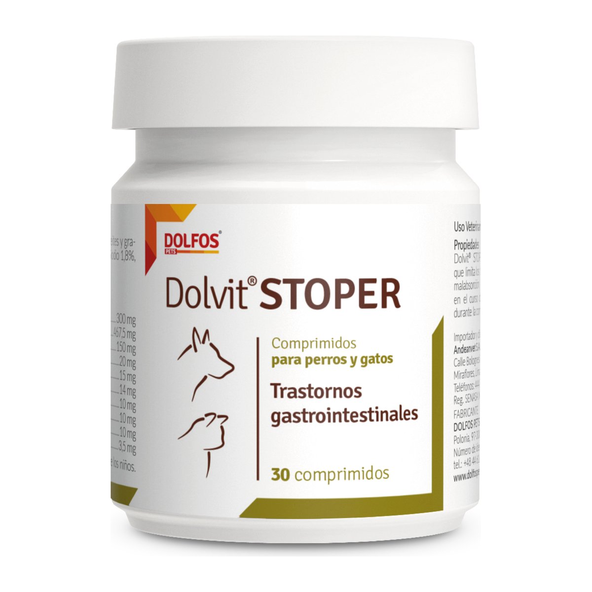 Dolfos Dolvit Stopper 30 comprimidos