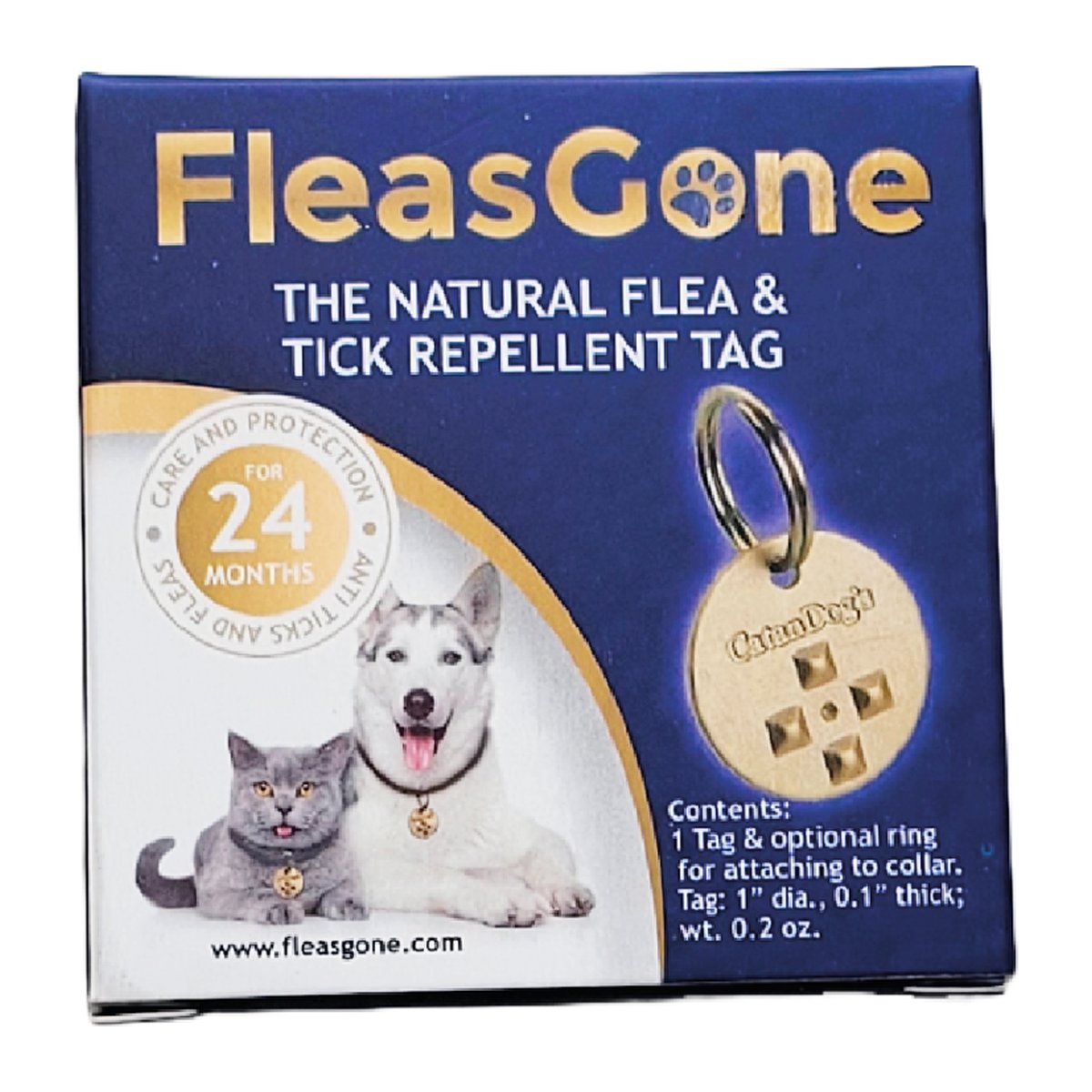 Fleasgone Placa Antipulgas y Garrapatas