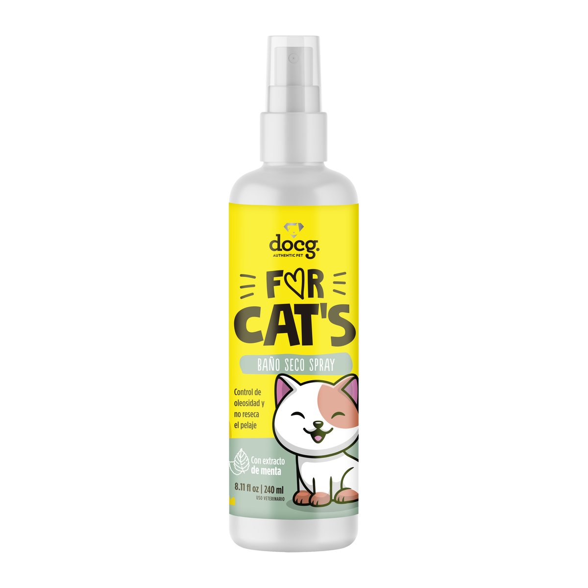 Docg For Cats Baño en Seco Spray 240 ml