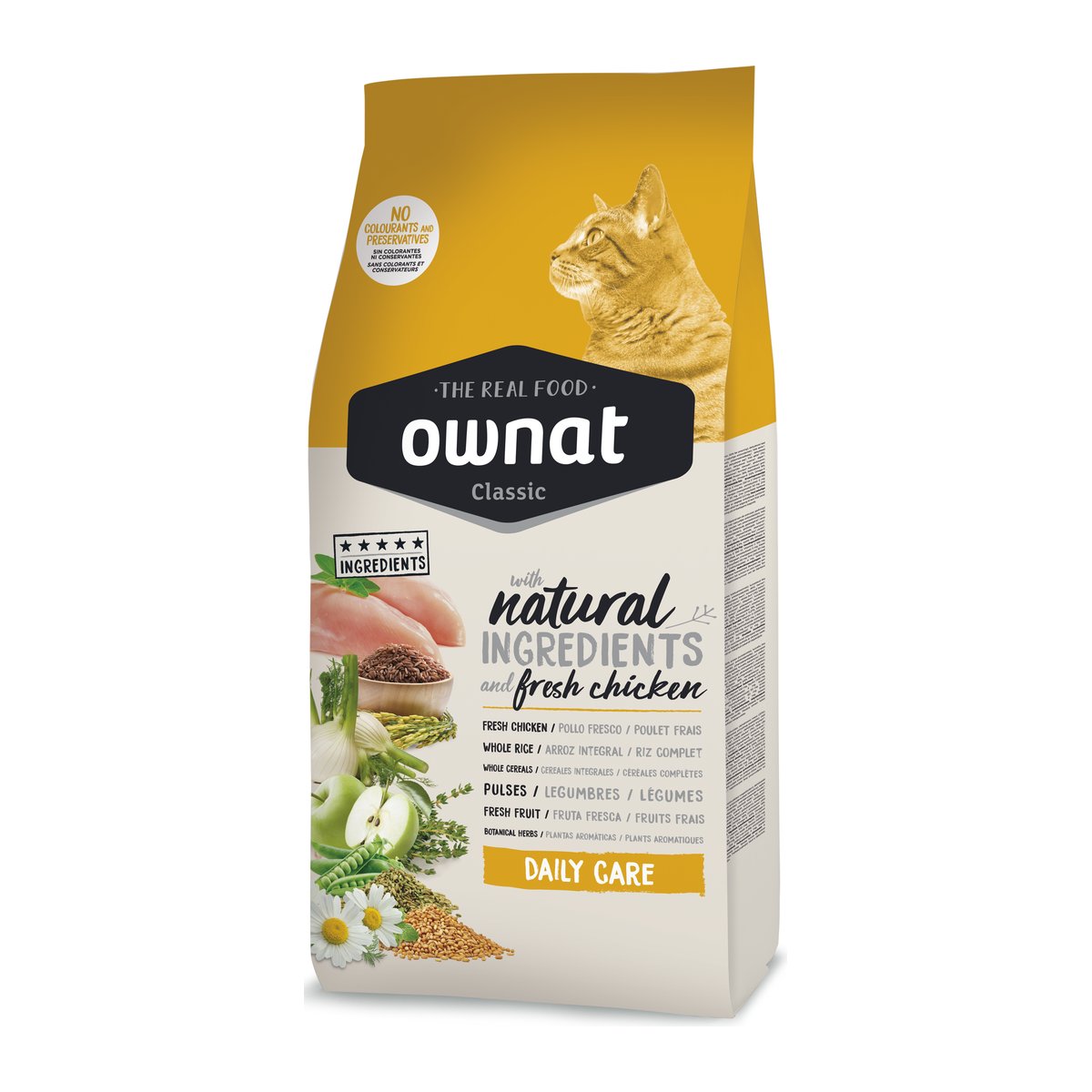 Ownat Classic Gato Adulto Cuidado Diario 4 kg