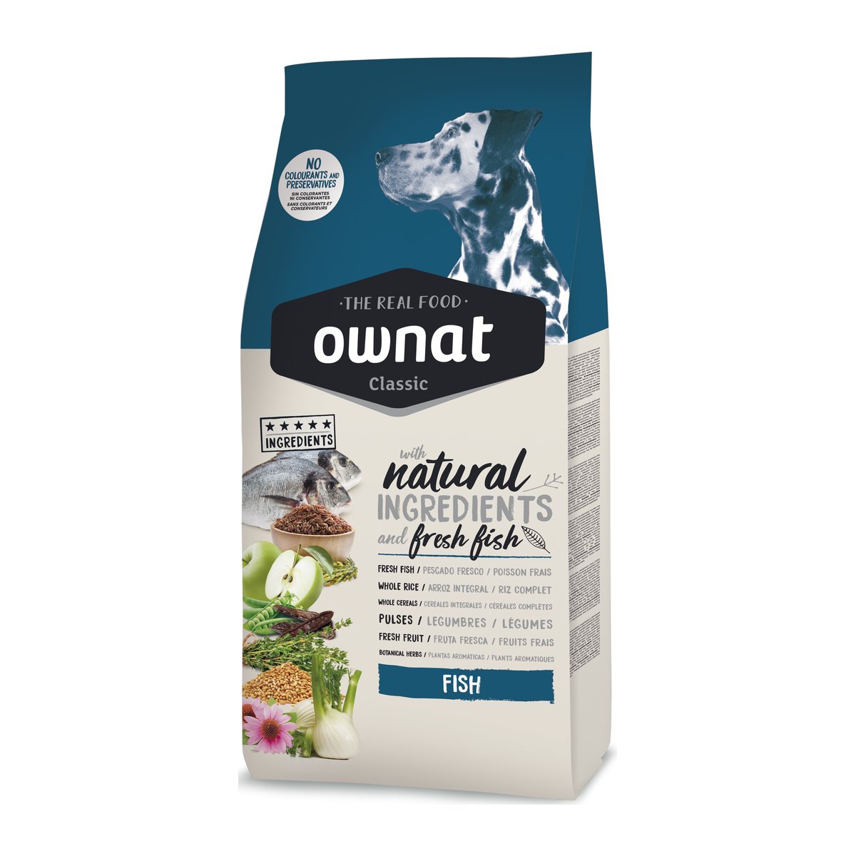 Ownat Classic Perro Adulto Pescado 4 kg