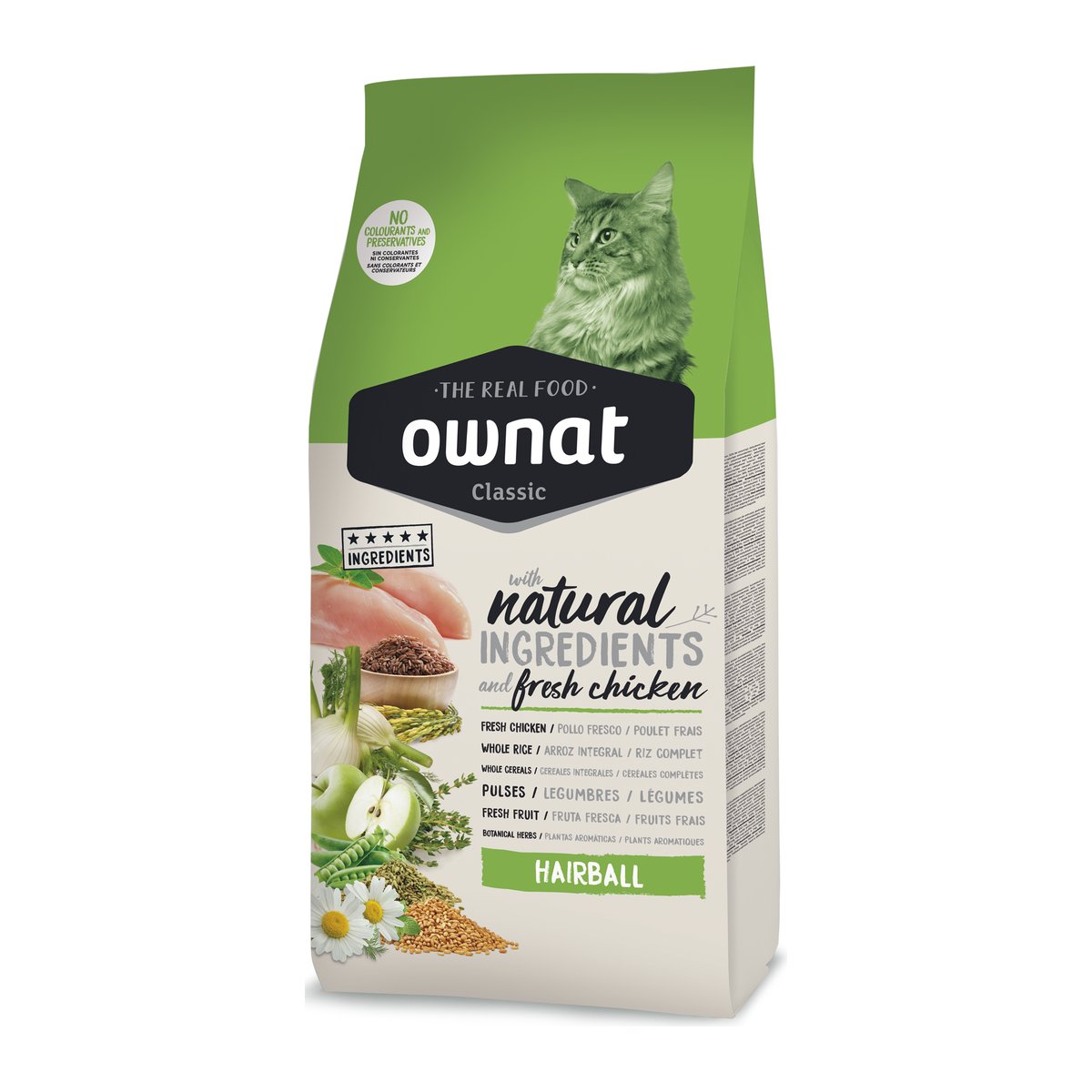 Ownat Classic Gato Hairball 4 kg