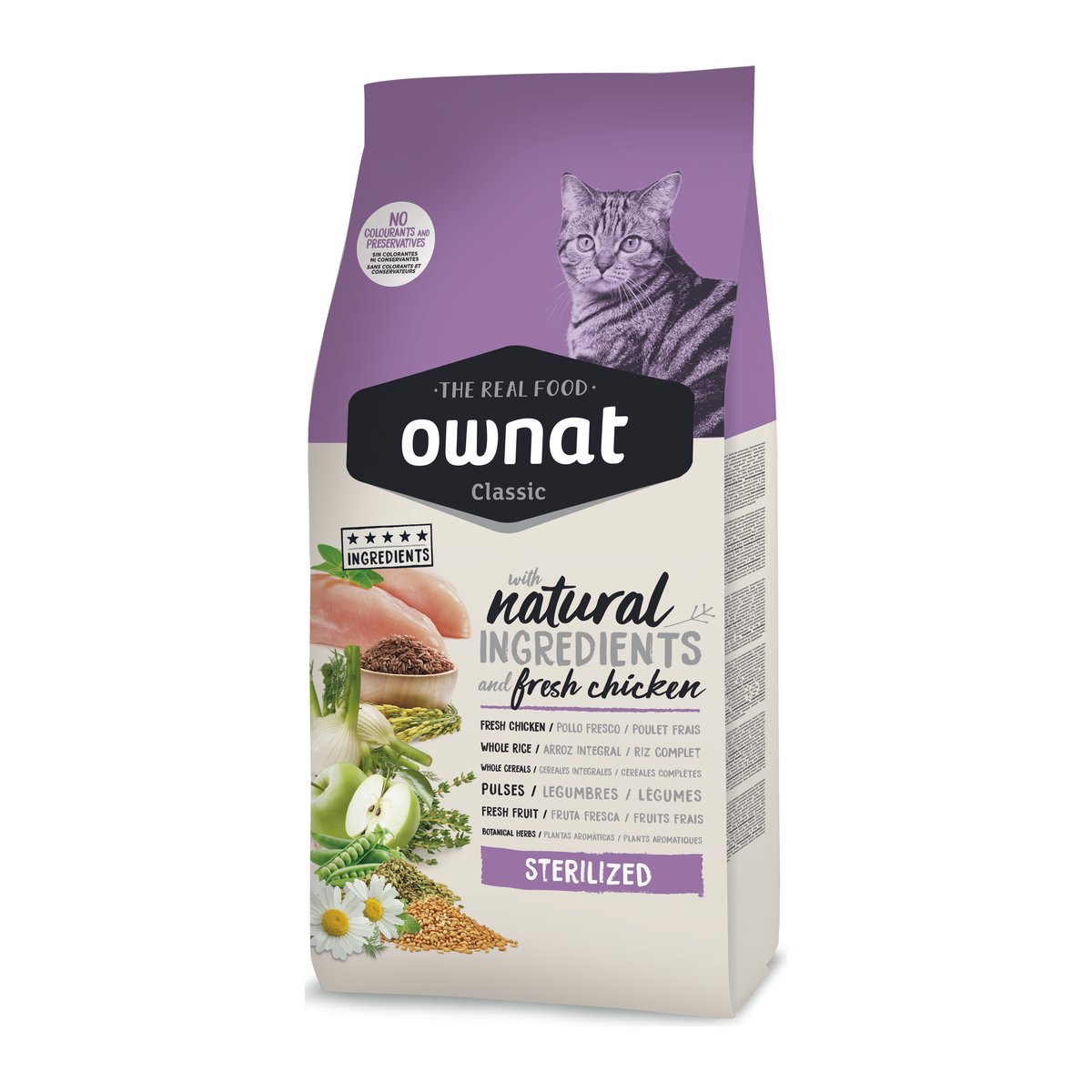 Ownat Classic Gato Esterilizado 4 kg
