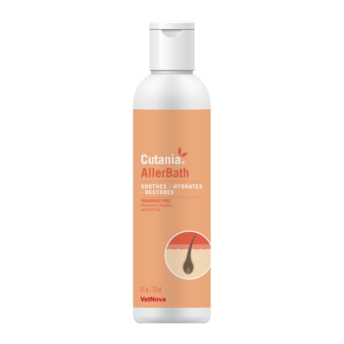 Cutania AllerBath Shampoo 236 ml