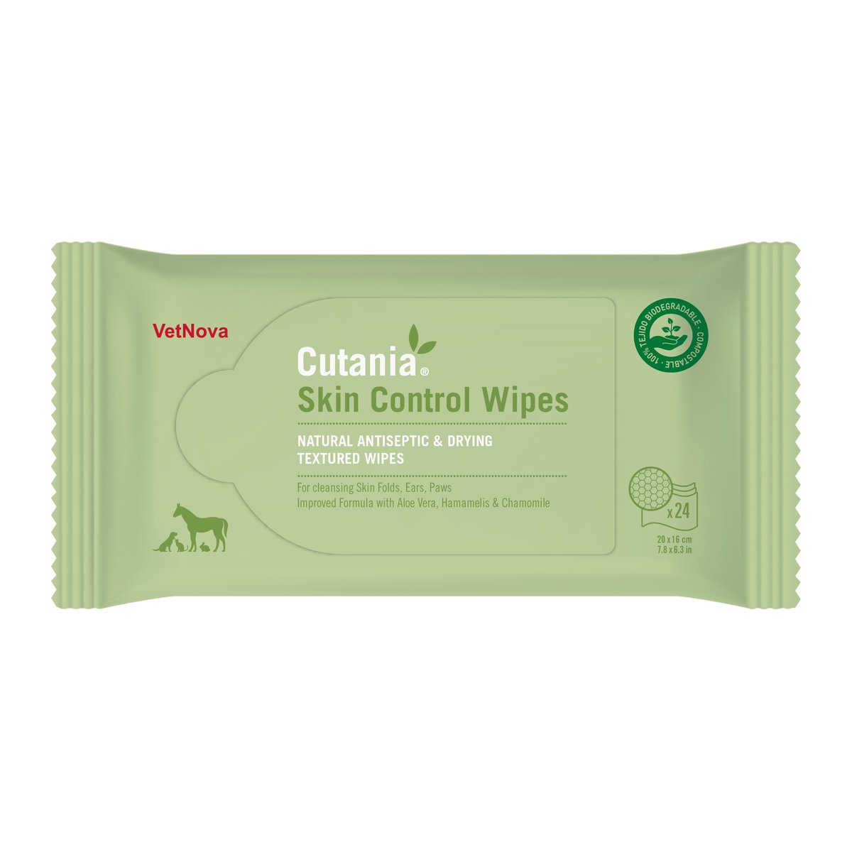 Cutania Skin Control Toallitas 24 unidades