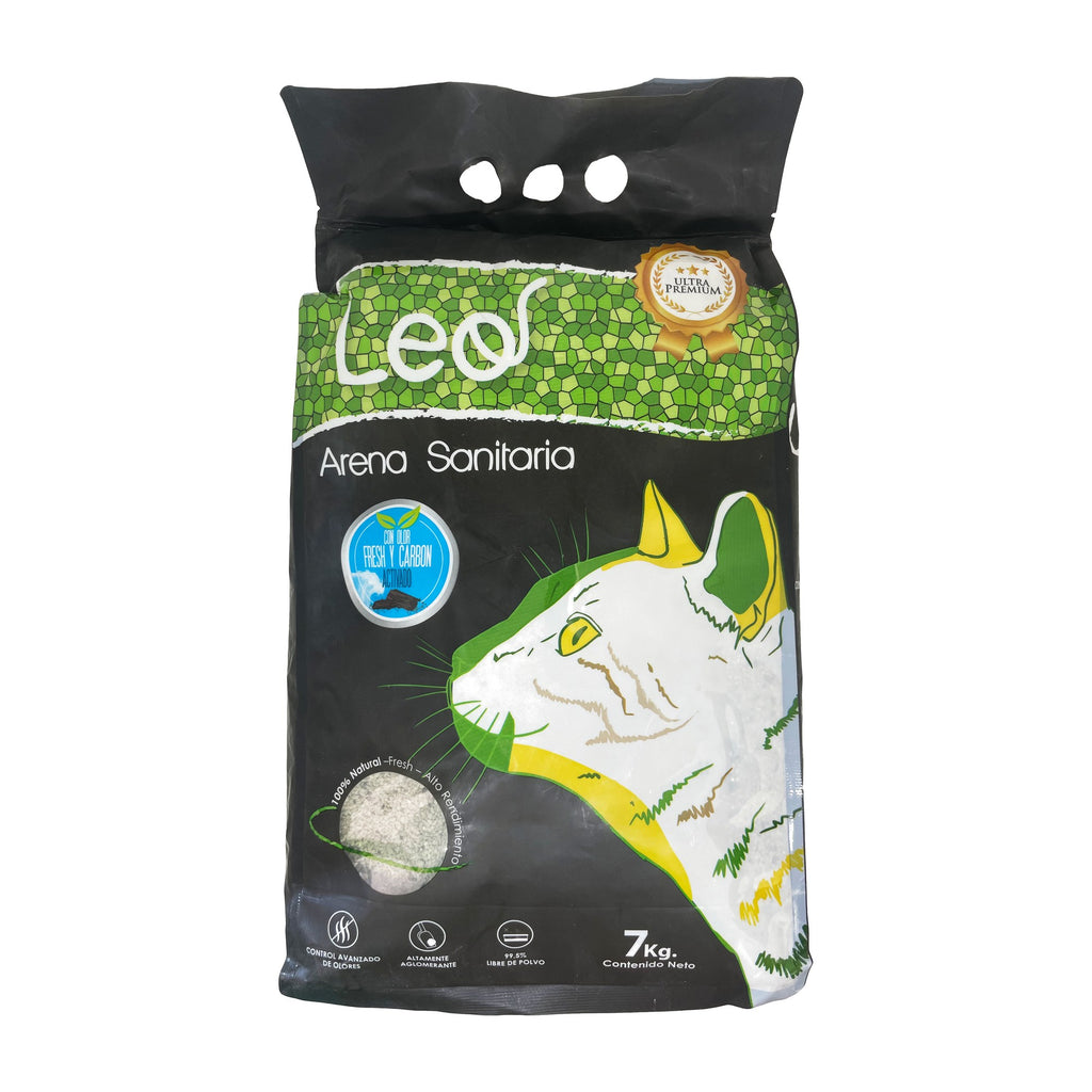 Arena Sanitaria Leo con Carbón Activado