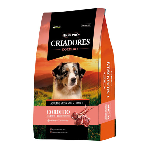 Criadores High Pro Adultos Cordero 20 KG