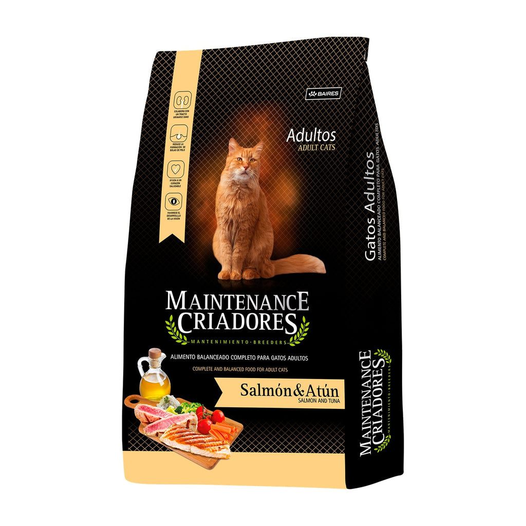Maintenance Criadores Gatos Adultos Salmón y Atún 15 KG