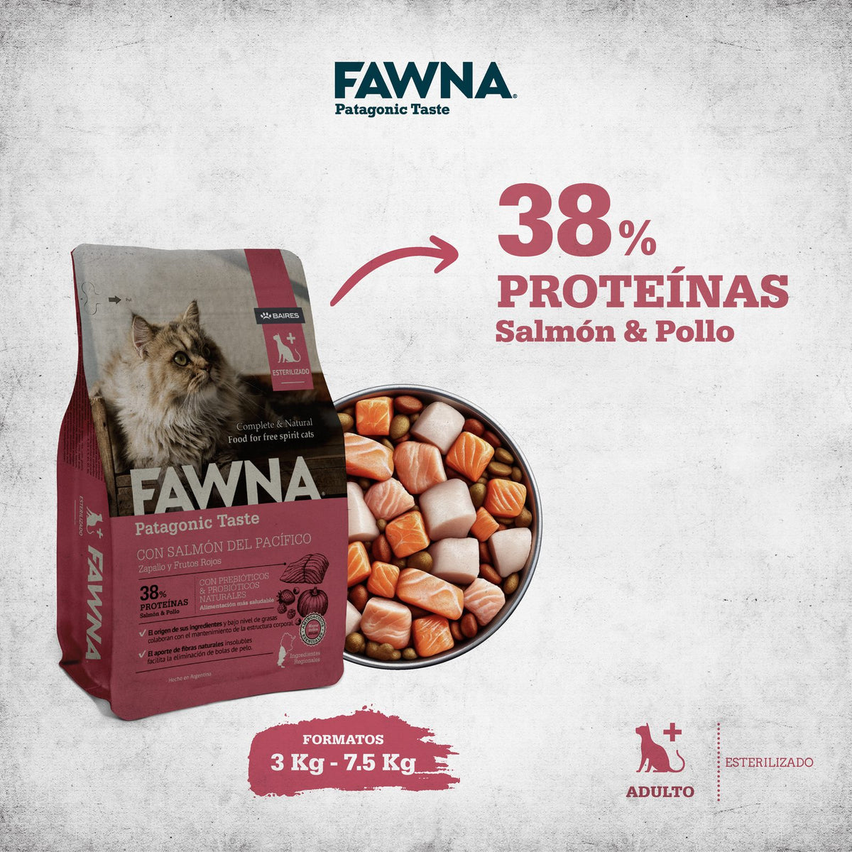 Fawna Gatos Adultos Esterilizados 7.5 KG