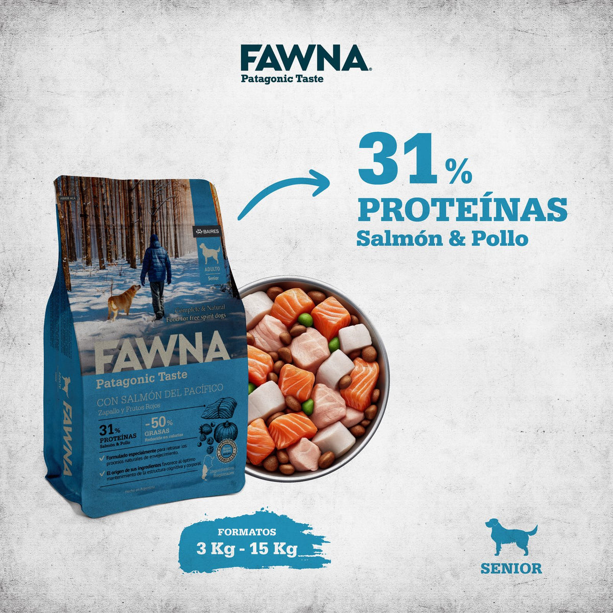 Fawna Perros Adultos Senior 3 KG