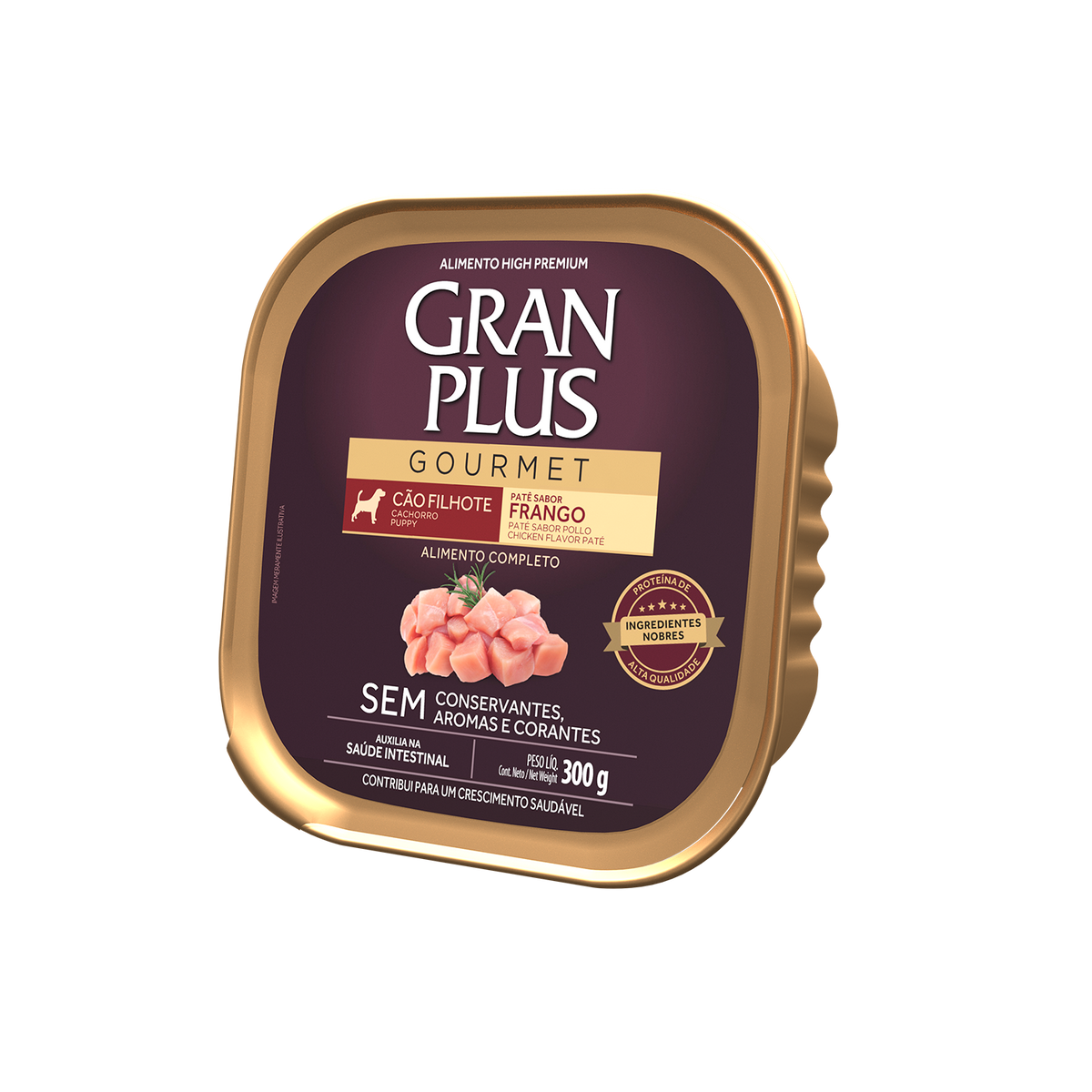 Gran Plus Paté Gourmet Cachorro Pollo 300 g