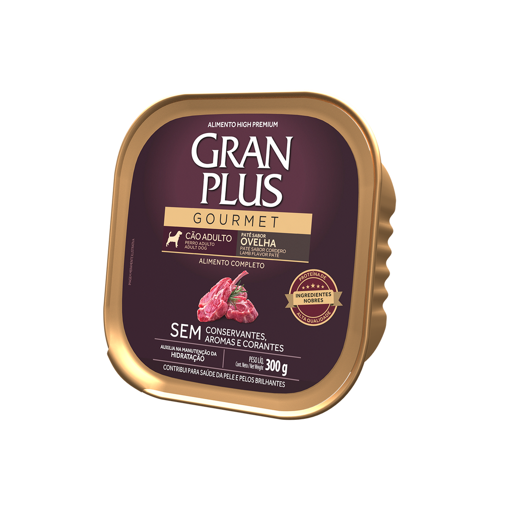 Gran Plus Paté Gourmet Perro Adulto Cordero 300 g