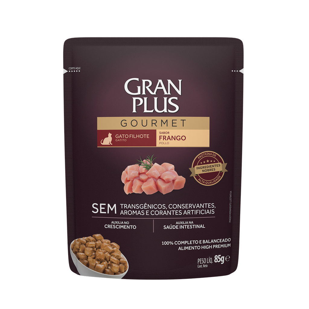 Gran Plus Sobre Gatitos Pollo 85 g