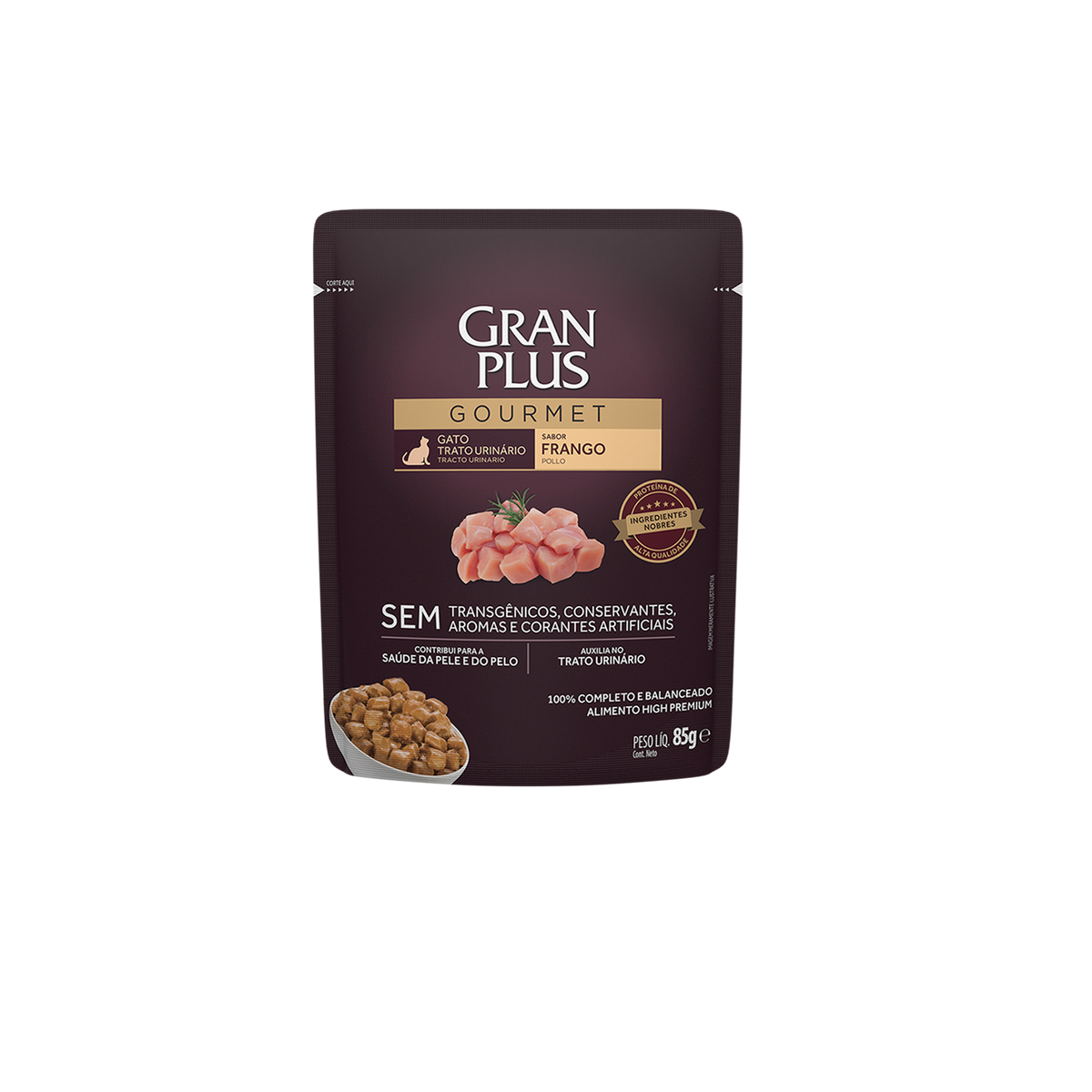 Gran Plus Sobre Gato Adulto Tracto Urinario Pollo 85 g