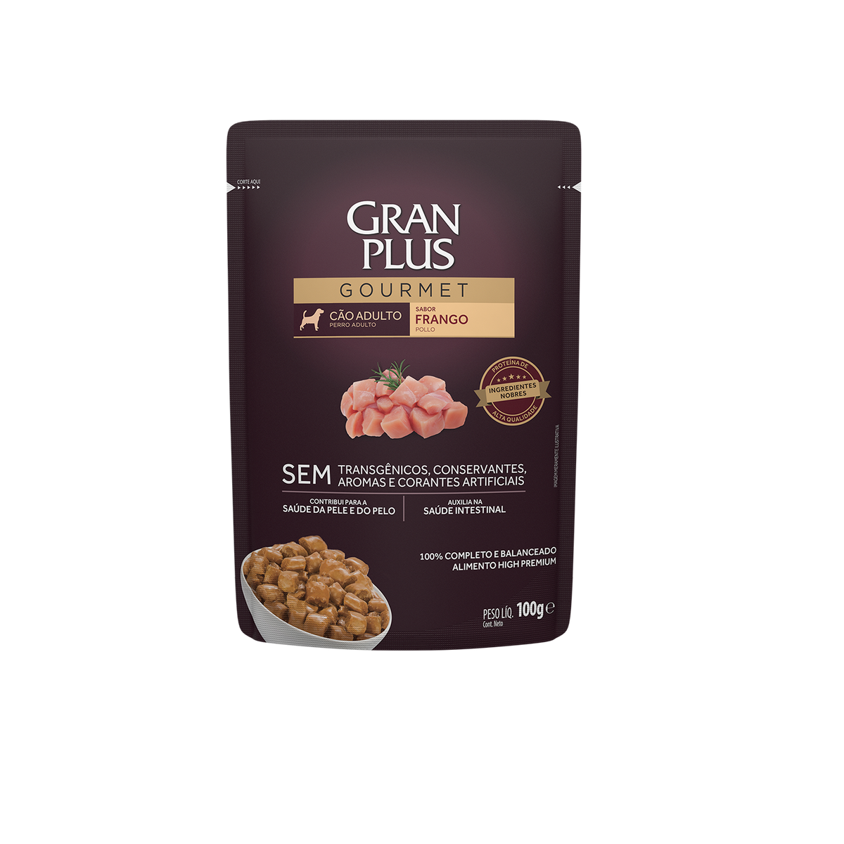 Gran Plus Sobre Perro Adulto Pollo 100 g