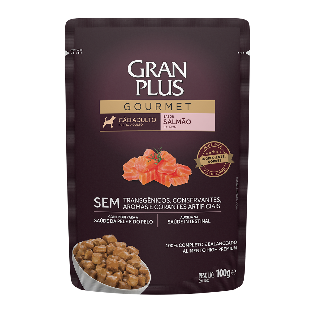 Gran Plus Sobre Perro Adulto Salmón 100 g