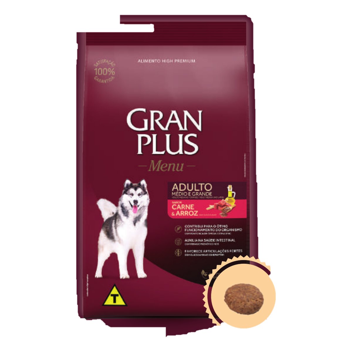 Gran Plus Perro Adulto Carne y Arroz 15 KG