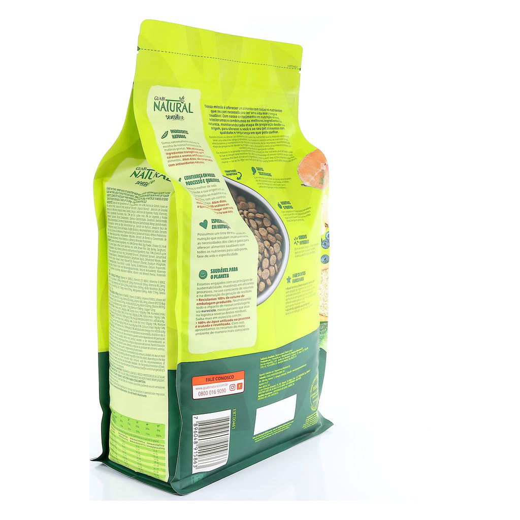 Guabi Natural Perro Adulto Pequeños y Medianos Sensitive Salmón e Avena 2.5 KG