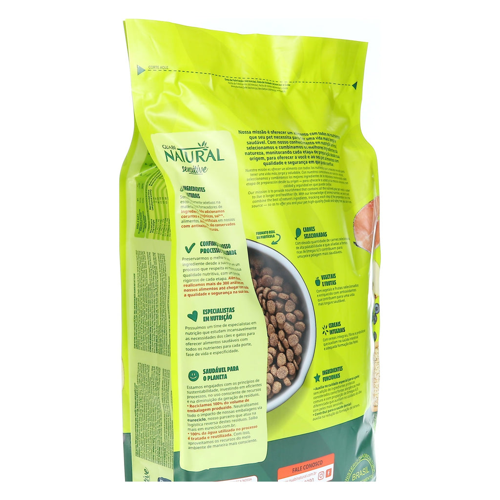Guabi Natural Perro Adulto Pequeños y Medianos Sensitive Salmón e Avena Sc 10.1 KG