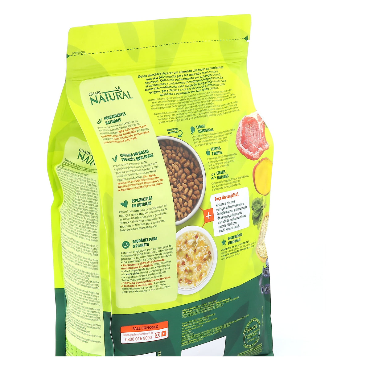 Guabi Natural Perro Adulto Razas Pequeñas Cordero e Avena 2.5 KG