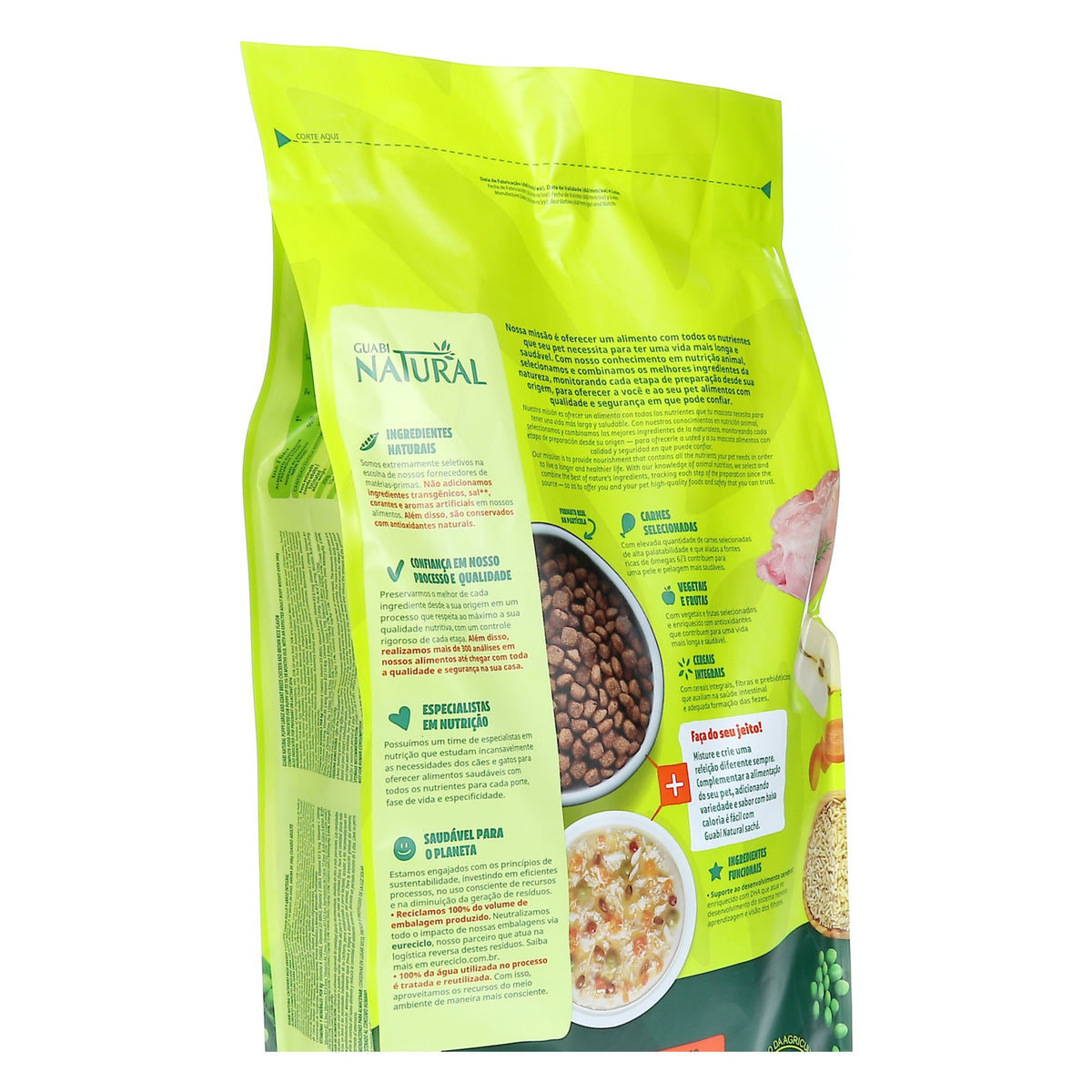 Guabi Natural Perro Cachorros Grandes y Gigantes Pollo e Arroz Integral Sc 12 KG