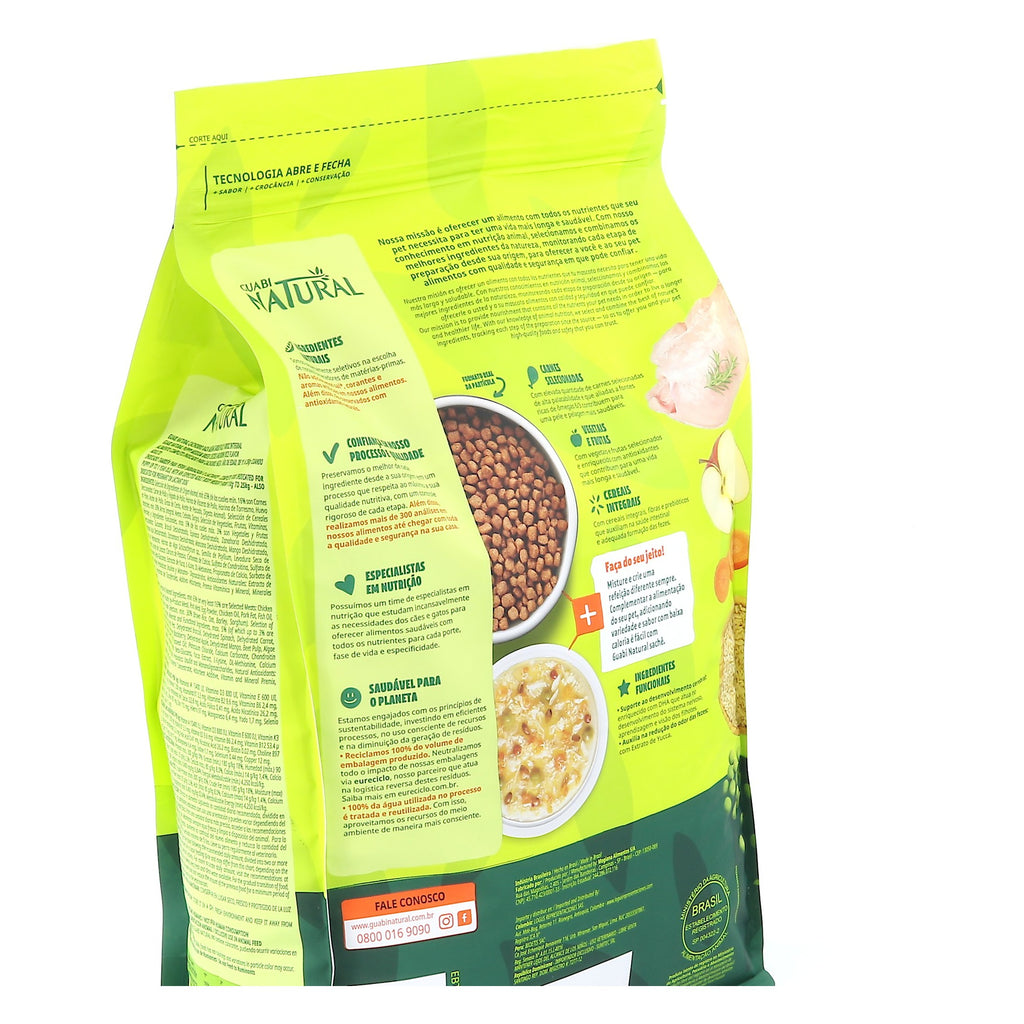 Guabi Natural Perro Cachorros Medianos Pollo e Arroz Integral 2.5 KG