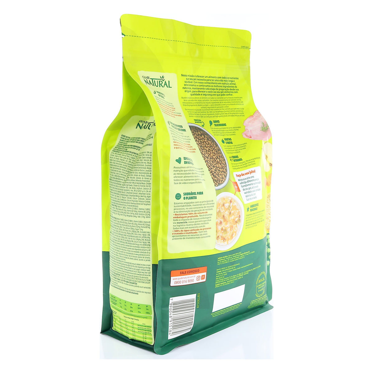 Guabi Natural Perro Cachorros Razas Pequeñas Pollo e Arroz Integral 2.5 KG