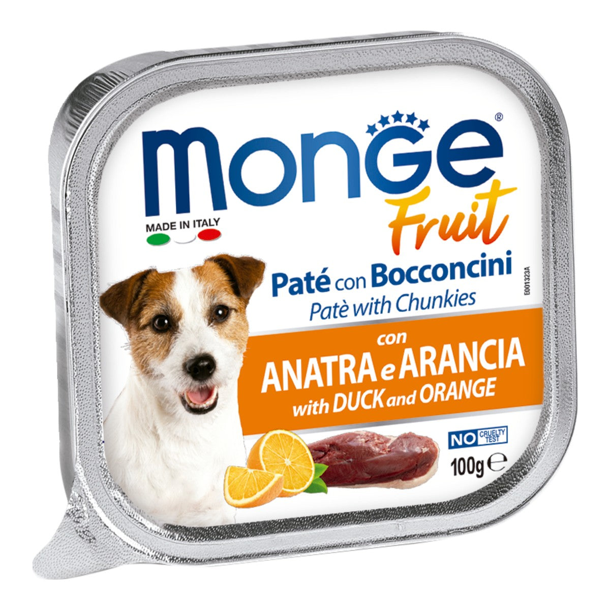 Monge Fruit Pato y Naranja 100 g