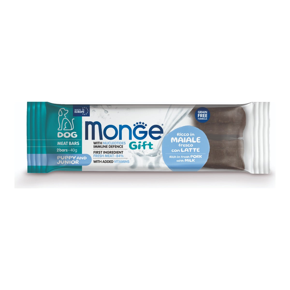 Monge Gift Meat Bars Puppy Dog (Cerdo+Leche) 40 g