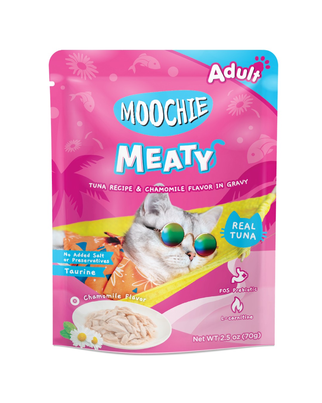 Moochie Cat Meaty Atún en Salsa Pouch 70 g