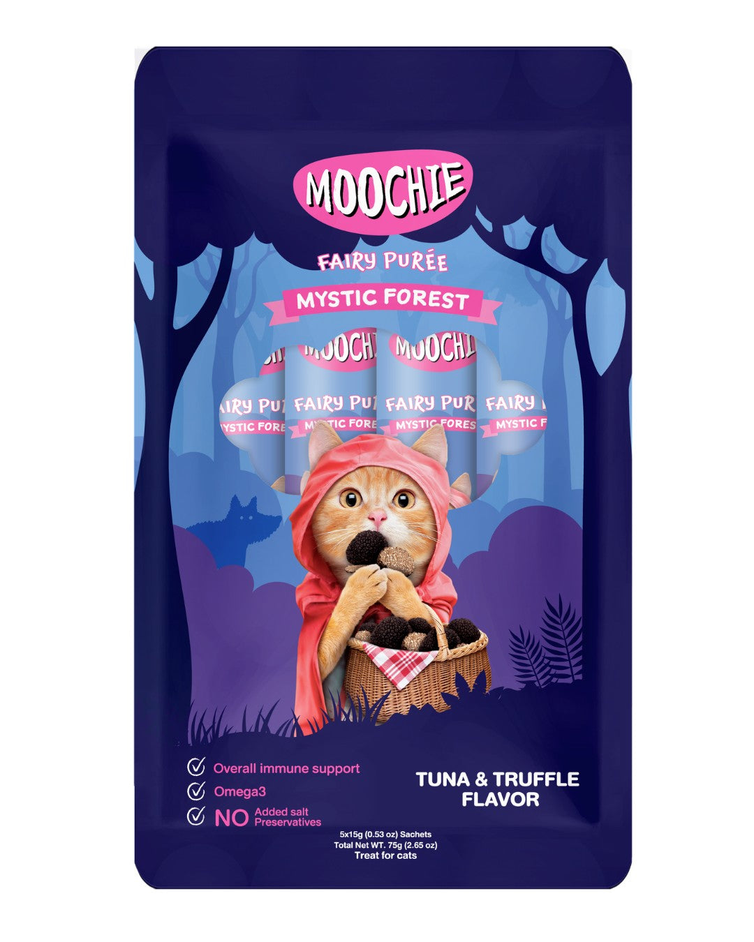 Moochie Cat Lickable Atún y Trufa 5 x 15 g