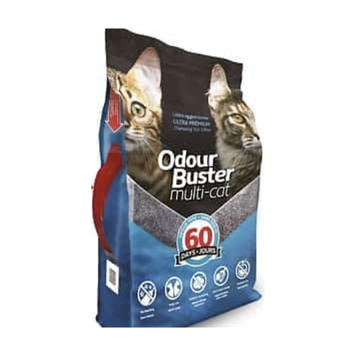 Arena sanitaria Odour Buster Multi-Cat 12 kg