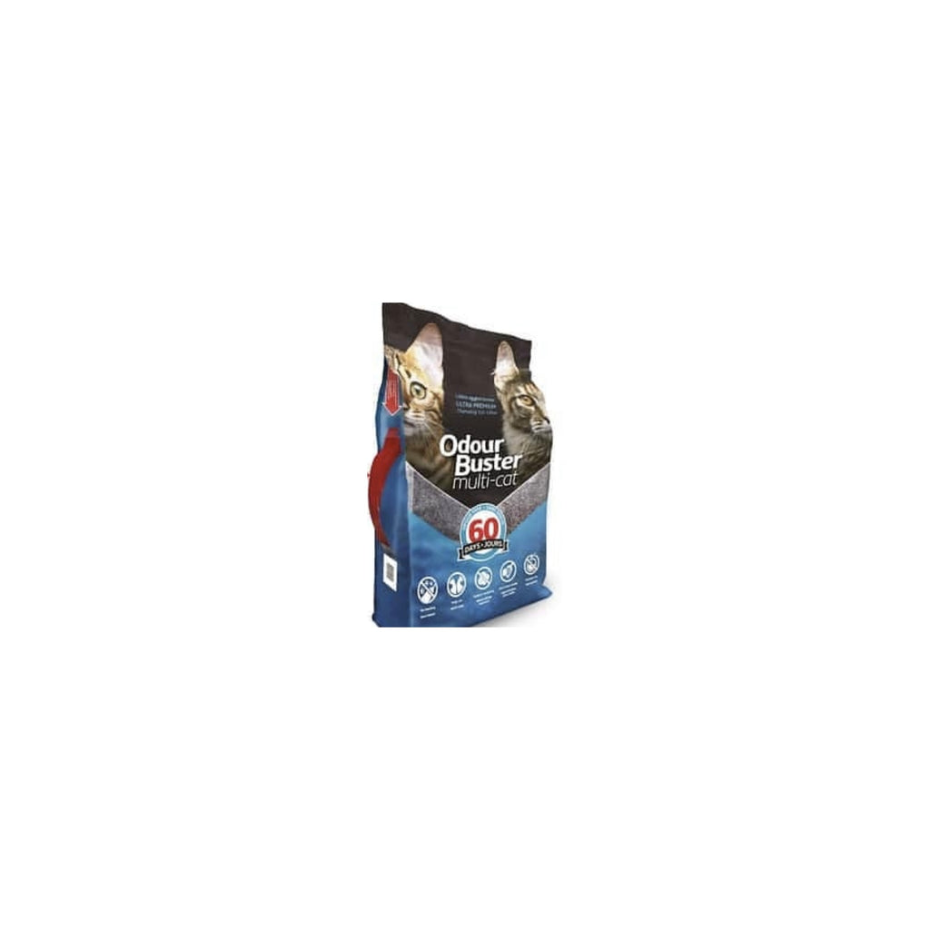 Odour Buster Multi-Cat 12 kg — arena aglomerante ultra premium