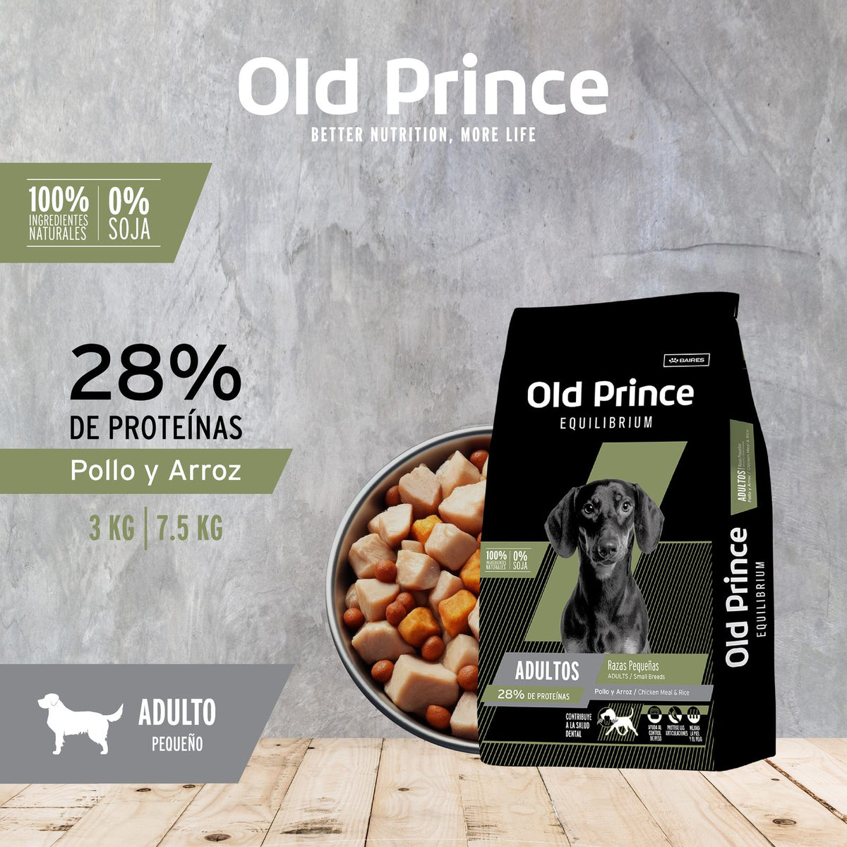 Old Prince Equilibrium Adultos Razas Pequeñas 3 KG