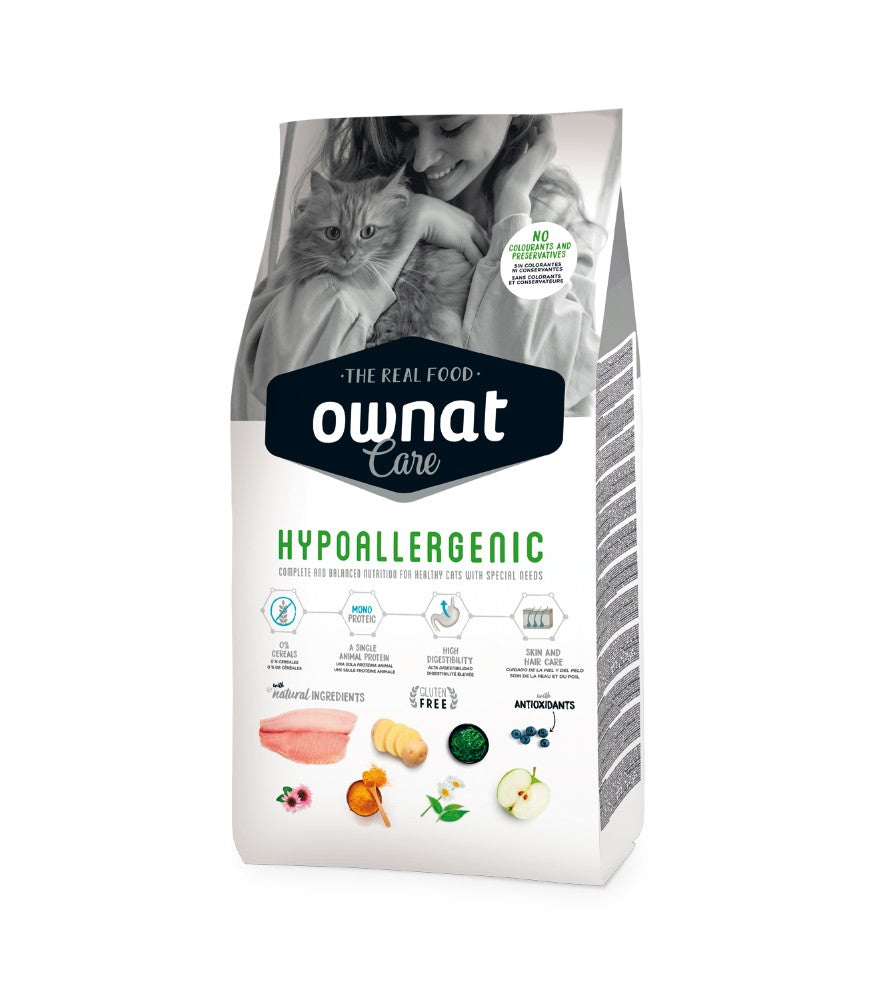Ownat Care Hypoallergenic Gato 3 kg