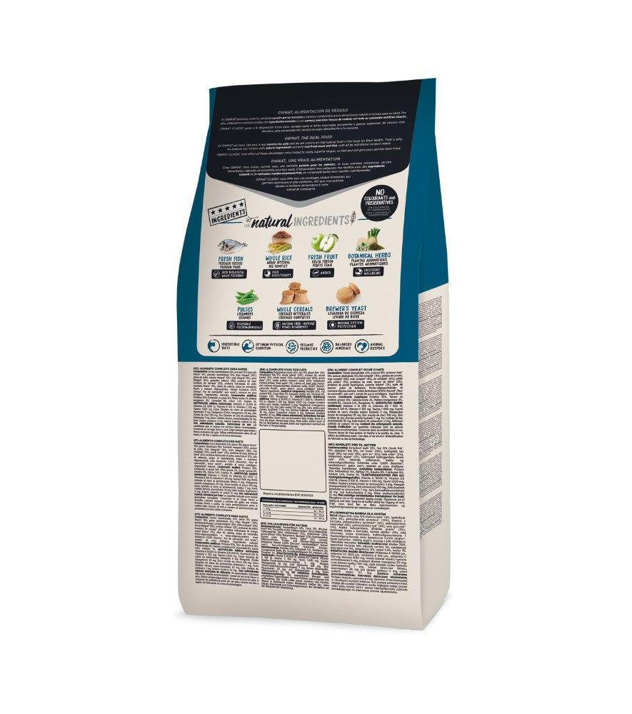 Ownat Classic Gato Adulto Pescado 4 kg