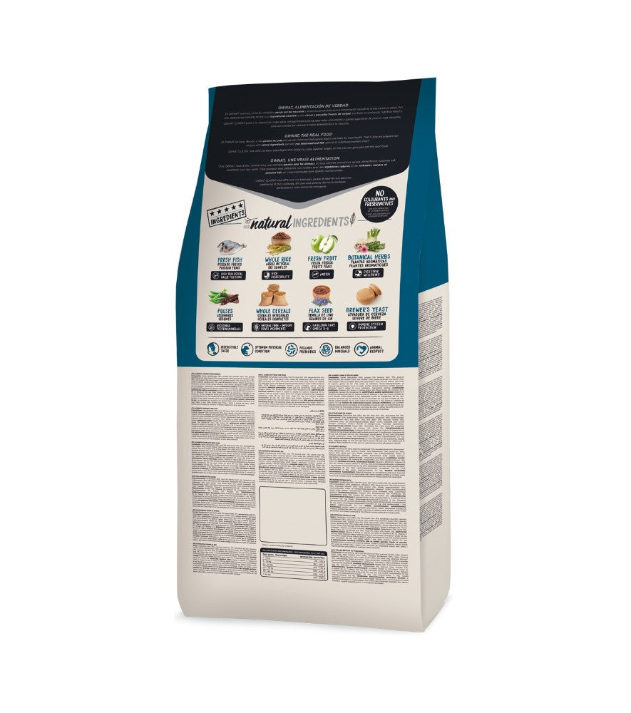 Ownat Classic Perro Adulto Pescado 12 kg