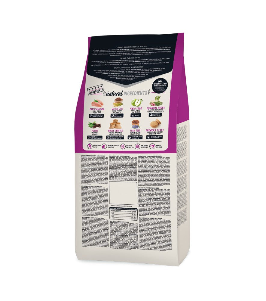 Ownat Classic Mini Perro Adulto 8 kg