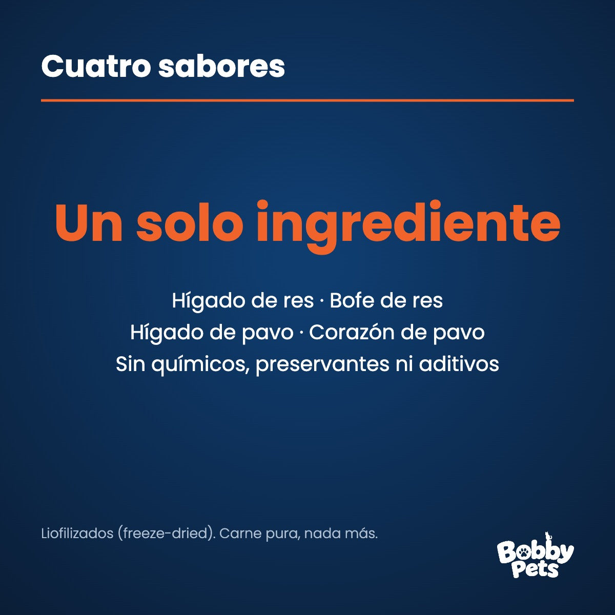 Un solo ingrediente — Pack Pët·It 4 Sabores (Res, Pavo, Hígado, Bofe)