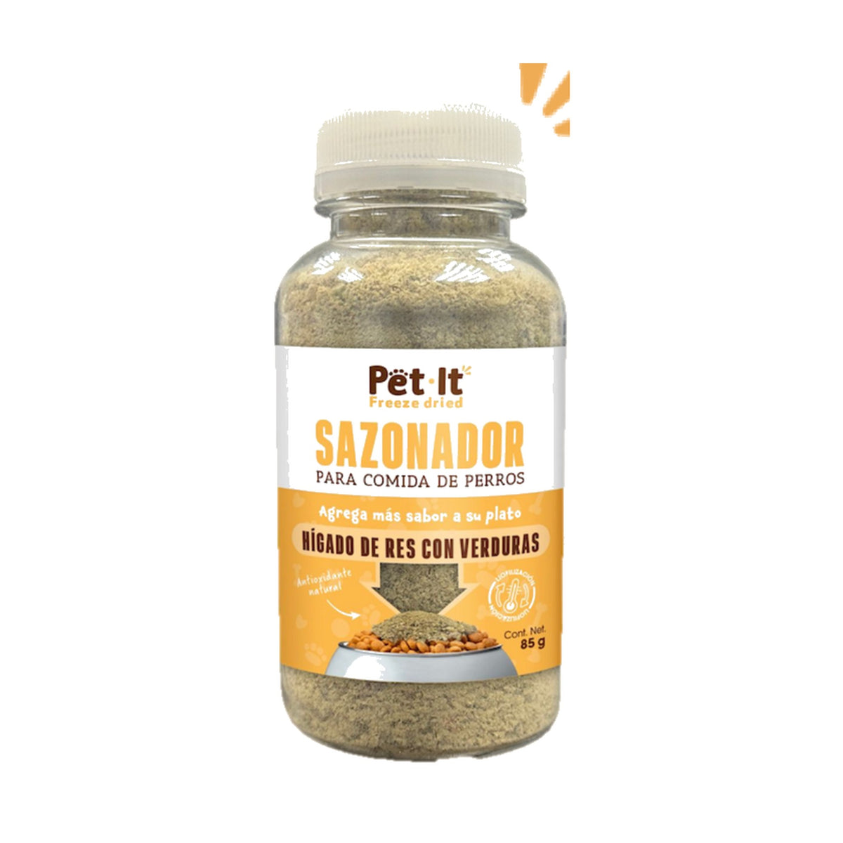 Pët·It Sazonador de Hígado de Res con Verduras 85 g