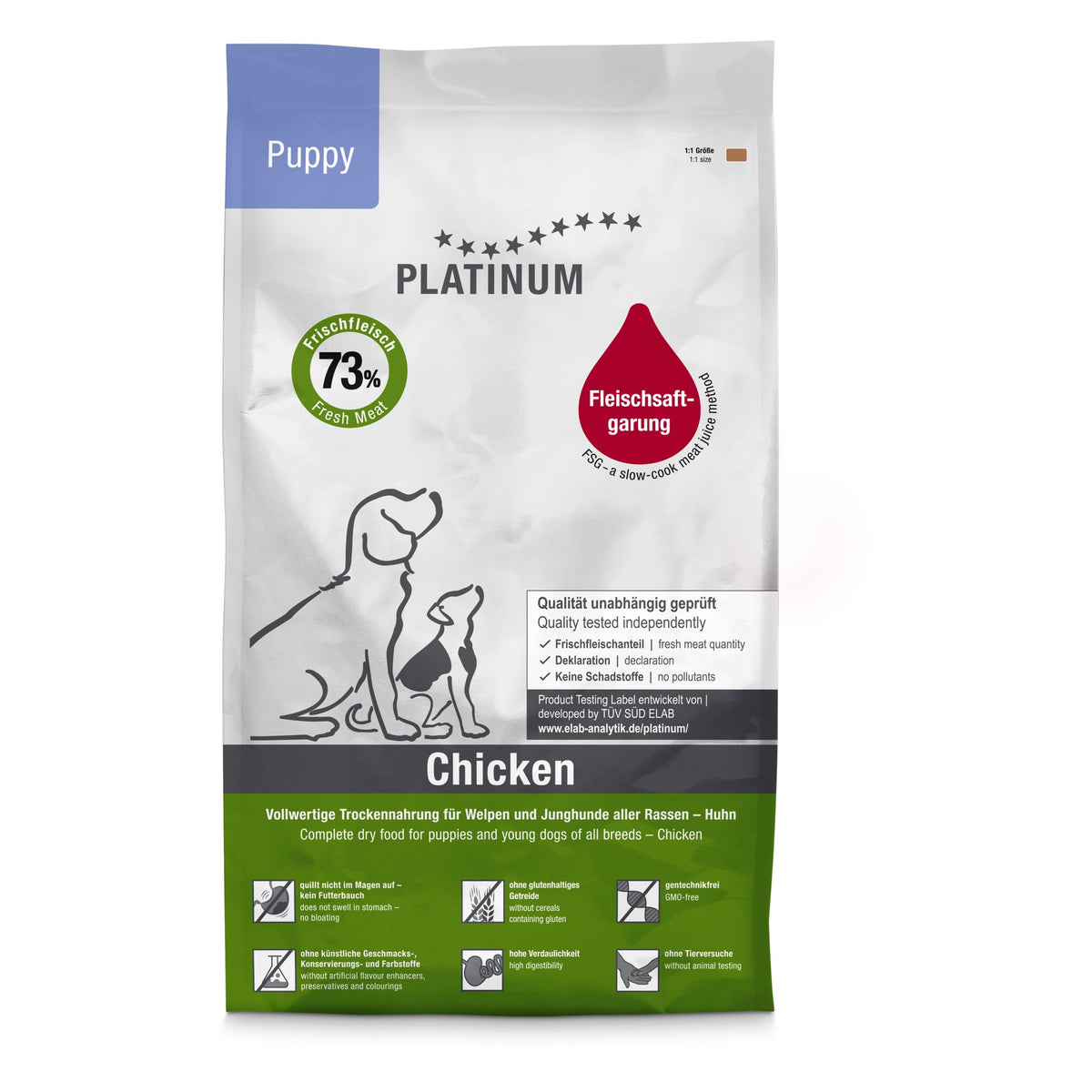 Platinum Dog Puppy Chicken (cachorros, pollo) 5 kg