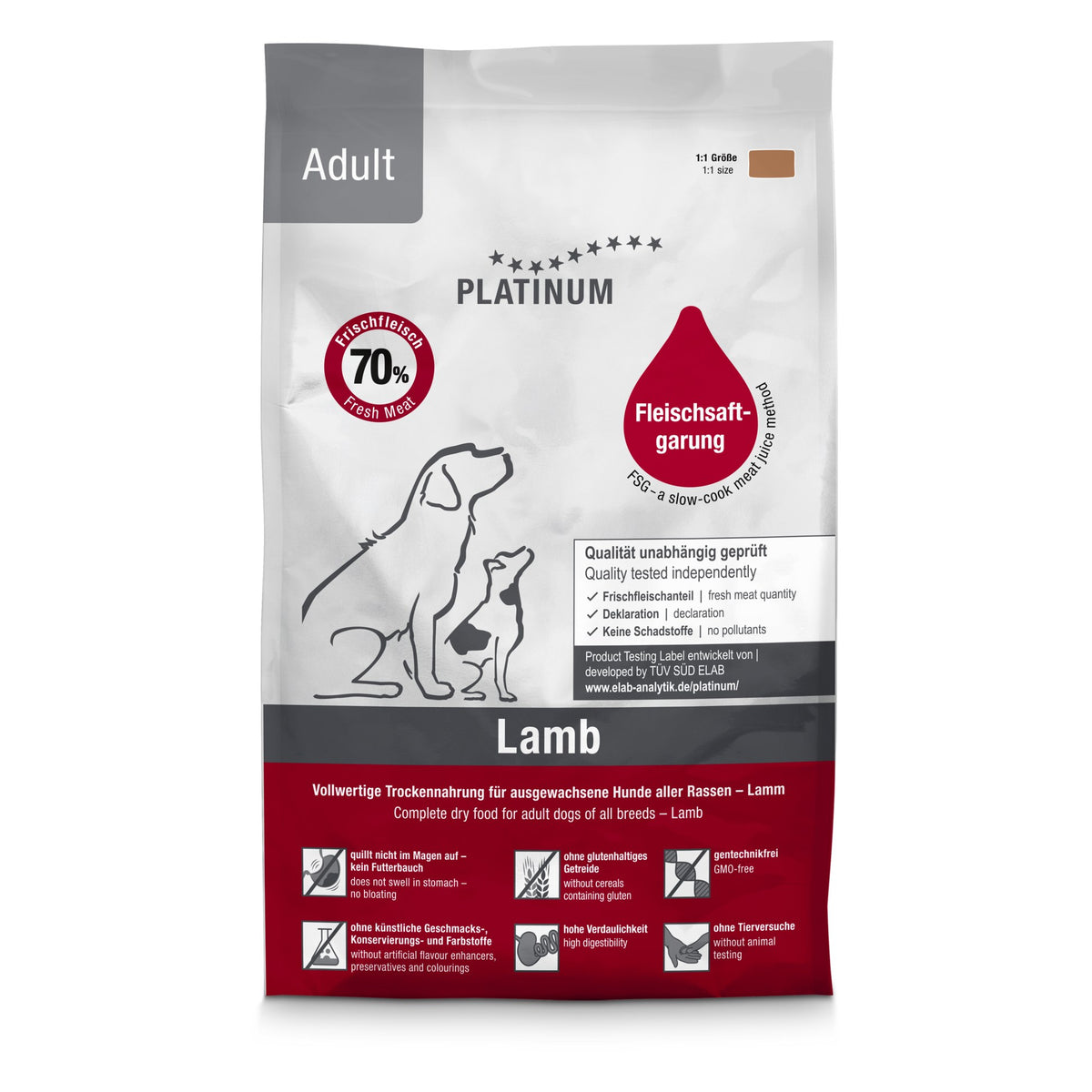 Platinum Dog Adult Lamb (cordero) 1.5 kg