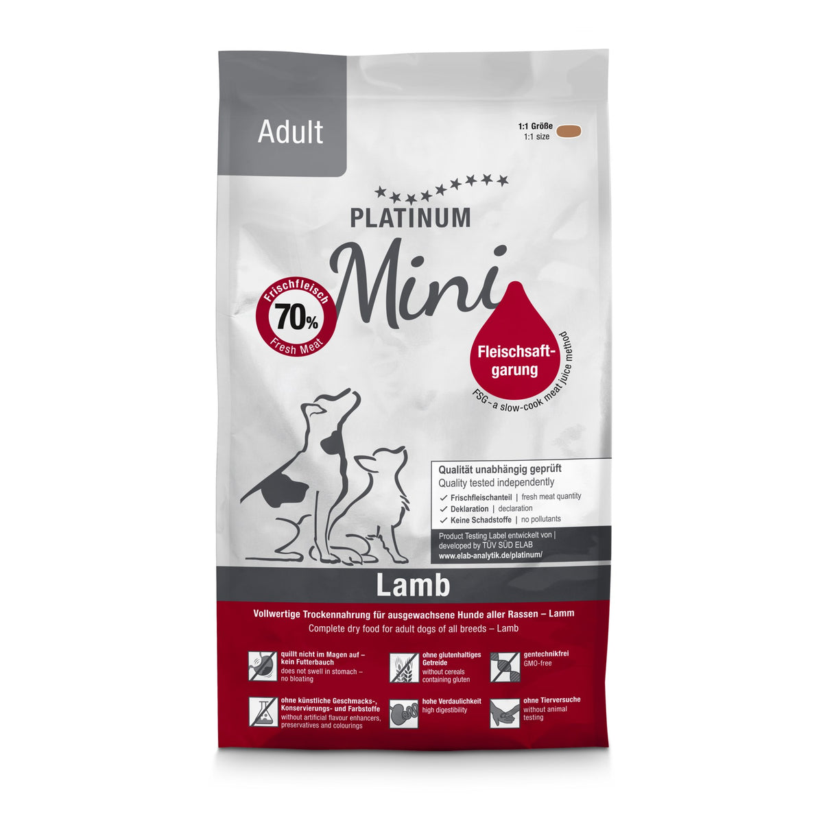Platinum Dog Adult Lamb Mini 0.9 kg