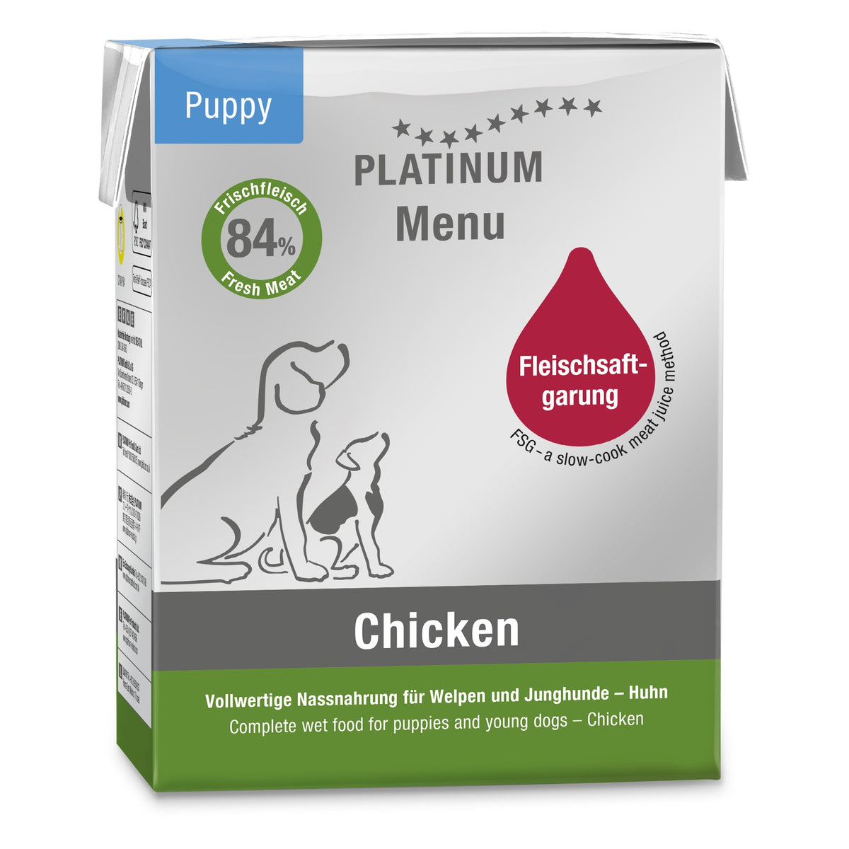 Platinum Dog Menu Puppy Chicken 375 g