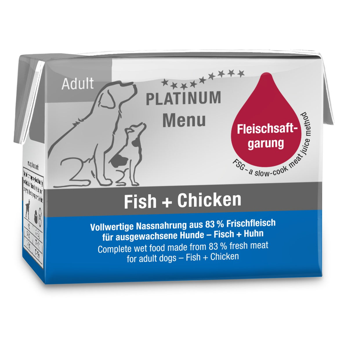 Platinum Dog Menu Adult Fish-Chicken 90 g