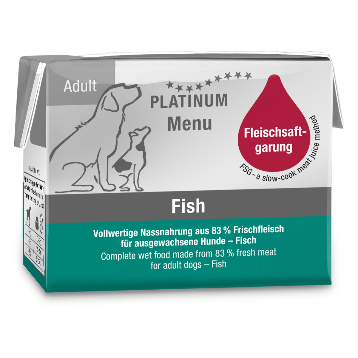Platinum Dog Menu Adult Fish 90 g