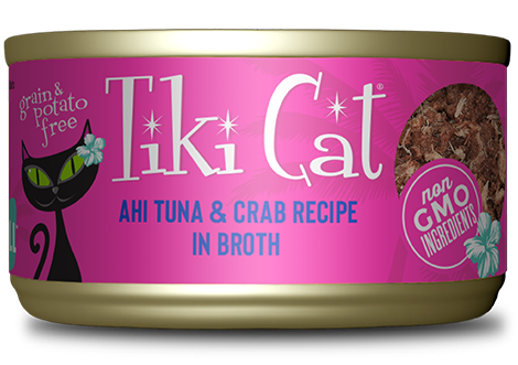 Tiki Cat Ahi Tuna & Crab in Broth